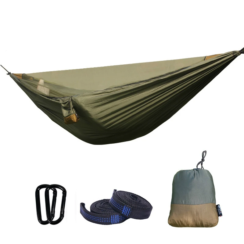 

Portable Ultralight Bug Net Hammock Tent Mosquito Outdoor Backyard Hiking Backpacking Travel Camping Double