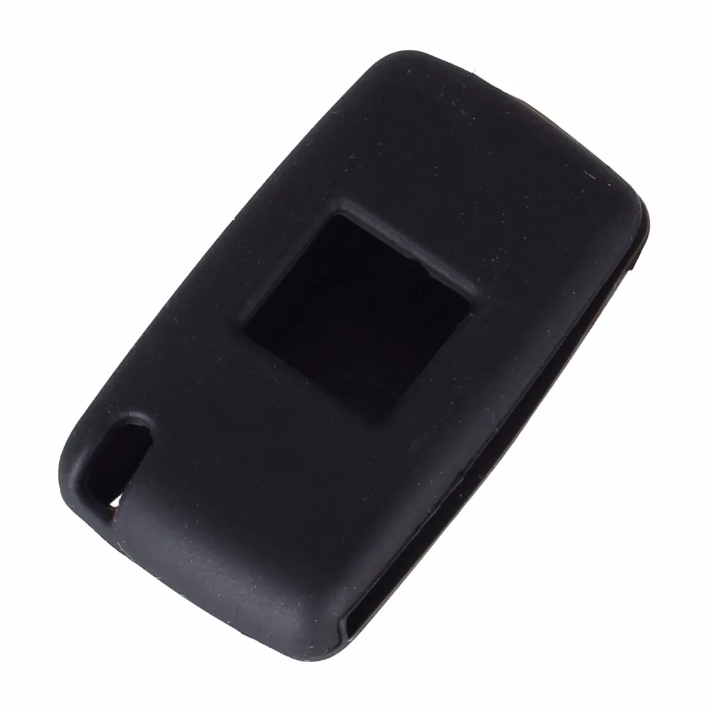 Силиконовый чехол для ключей KEYYOU 3 кнопки Peugeot 206 207 307 308 407 408 Citroen C1 C2 C3 C4 C5 C6 C8