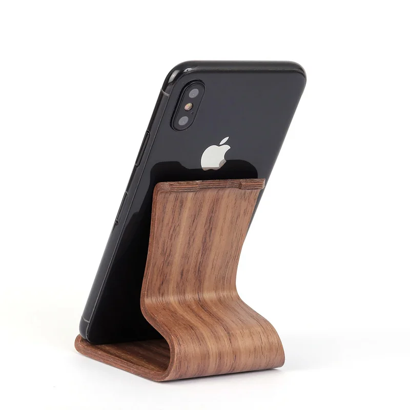 samdi universal holder wooden stand mobile phone stand holder for ipad mini ios android smartphone tablet free global shipping