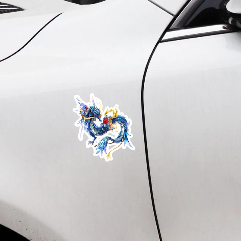 Креативные модные аксессуары для лобового стекла и бампера в виде дракона