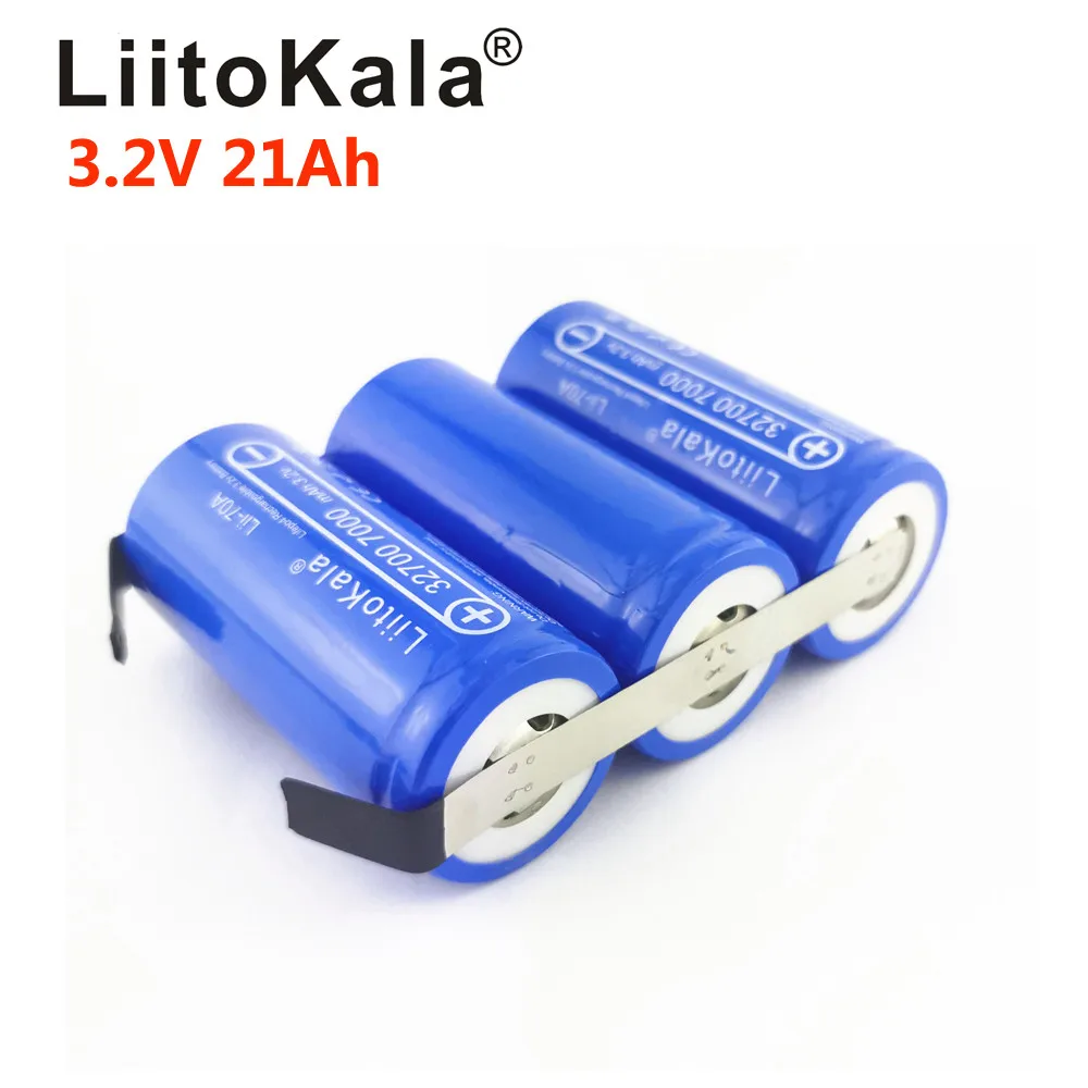 

2023 LiitoKala 3.2v 14ah 21ah 28ah 35ah Lifepo4 Battery Cells High Discharge 90A Battery for Electric Motor Battery Pack Diy