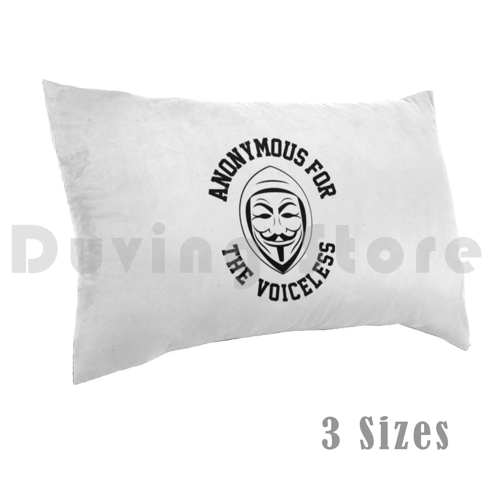 

Anonymous For The Voiceless Pillow Case DIY 50x75 Government Together Keep Together We Are In This Together