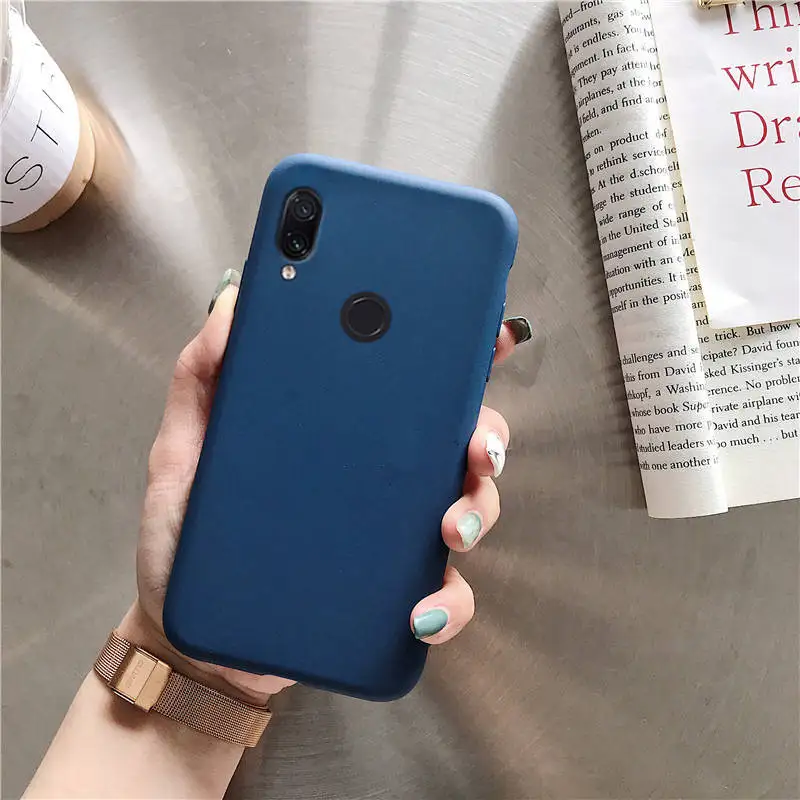 navy Ярких цветов силиконовый чехол для vivo nex s a x21 ud я v7 v9 plus x20 x9s x9 y53 y55 y66 y67 y85 y71 y83 Симпатичные, из мягкого ТПУ для задней панели - Цвет: navy