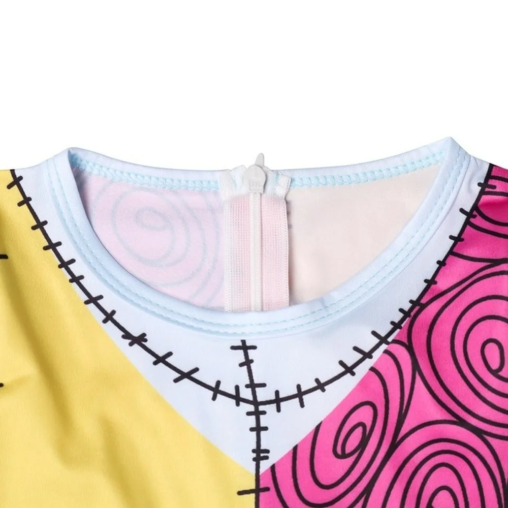 Костюм для косплея Салли девочек костюм на Рождество в виде странного города