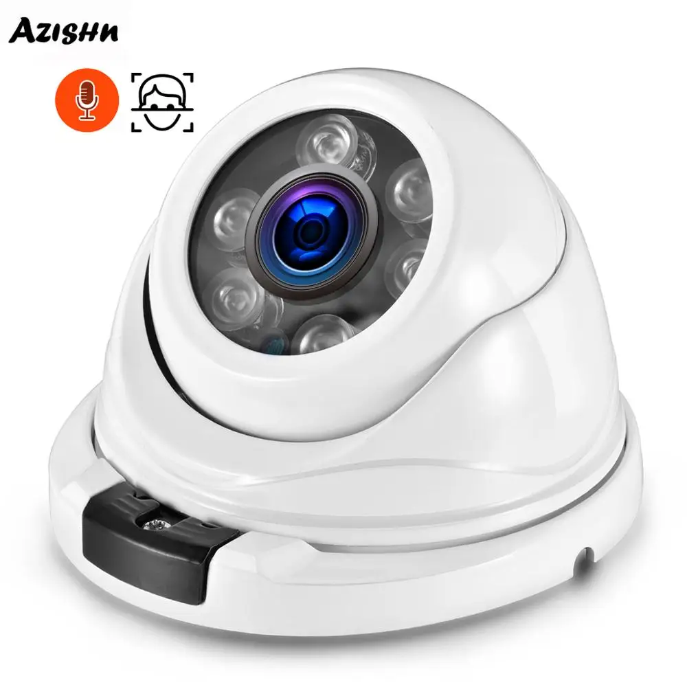 Камера видеонаблюдения AZISHN AZ-IP335-02A металлическая купольная камера безопасности