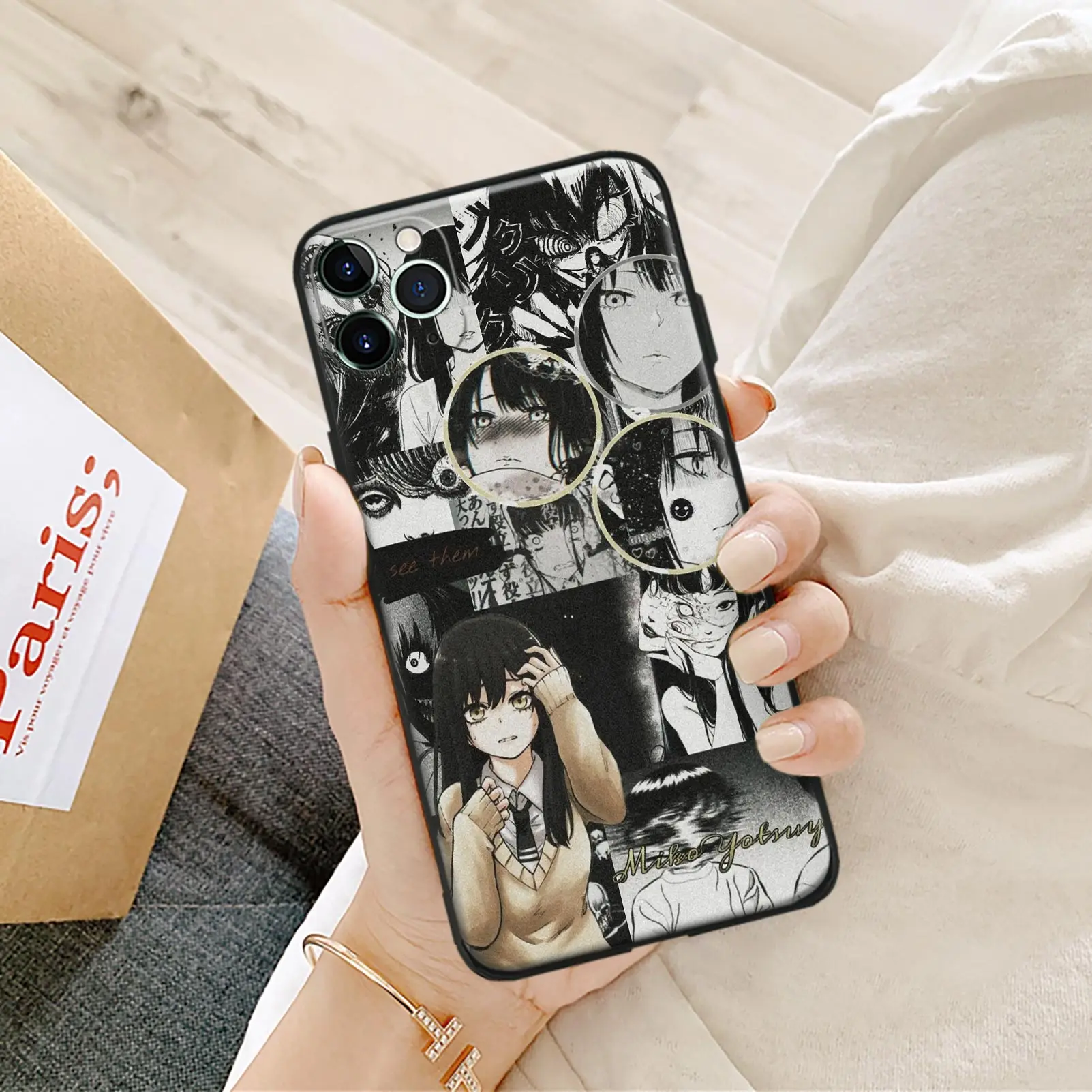 Стеклянный силиконовый чехол Miko Yotsuya для IPhone SE 6 7 8 Plus X XR XS 11 12 13 Mini Pro Max Sumsung - купить