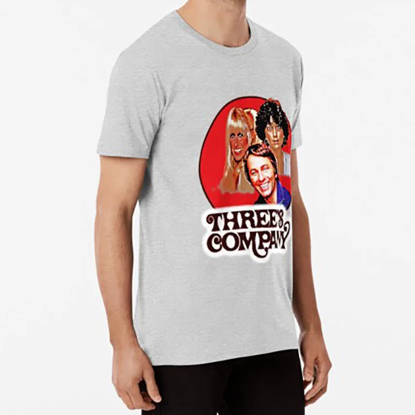 Три компании футболка threes компания Джон Риттер Джек Триппер chrissy snow janet wood 80s 70s tv |