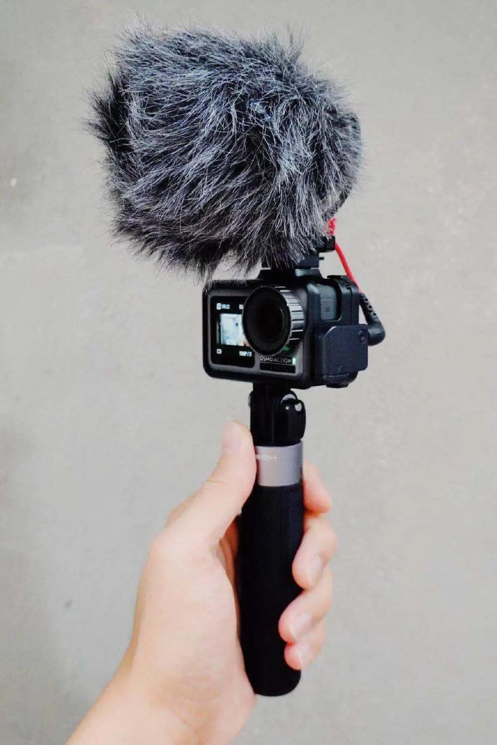 CYNOVA Osmo Action dual 3.5mm USB-C Adapter Microphone audio external mic mount DJI Accessories | Электроника