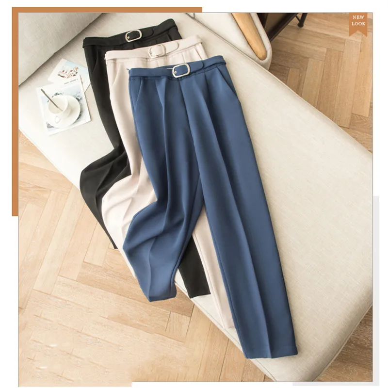 JUJULAND Женские Классические однотонные брюки высокого качества официальный