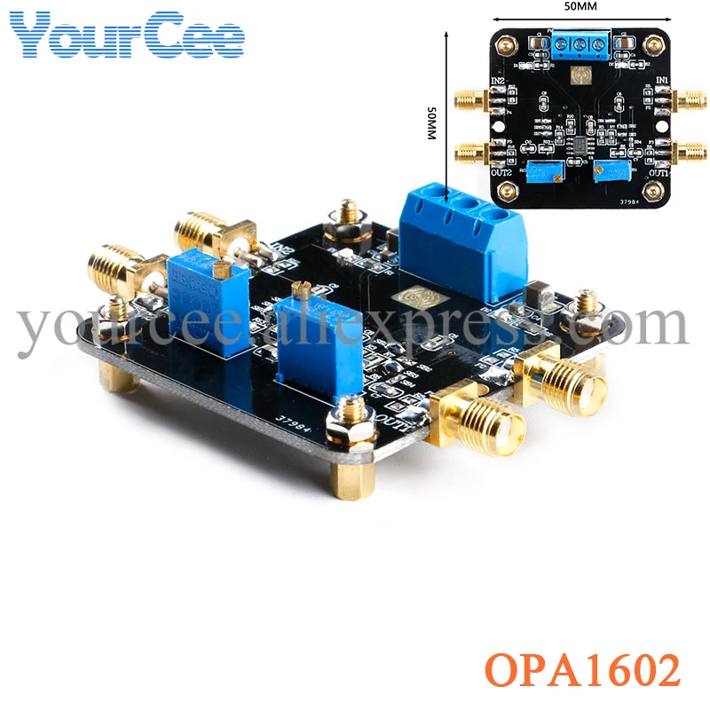 

OPA1602 SoundPlus Amplifier Board High Performance Low Noise Low Distortion Operational Amplifier Module 35MHz Bandwidth