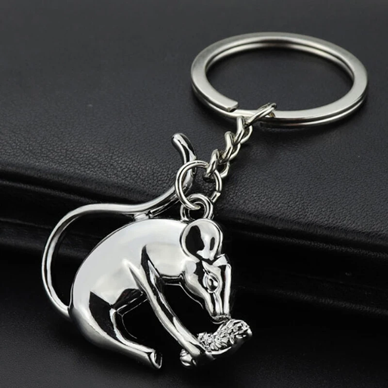 Ретро фэн шуй мышь брелок Висячие ювелирные изделия крыса китайский новый год