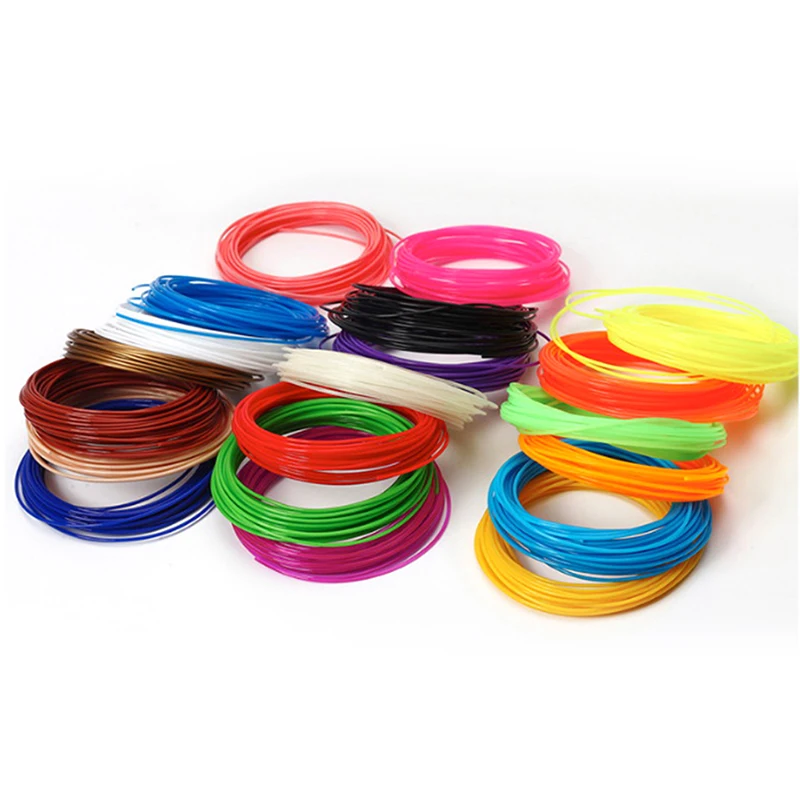 

5m/pc Use For 3D Printing Pen Threads ABS Filament 17 Colors 1.75MM Plastic 3d Printer Materials Birthday Gift For Kids
