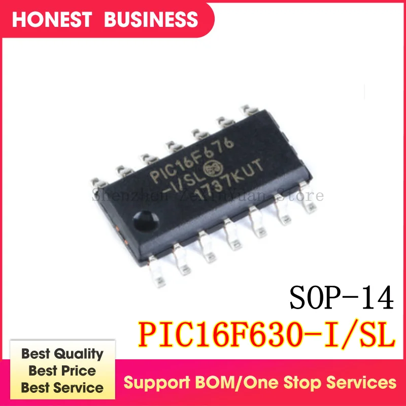 

10 шт./лот PIC16F630 PIC16F630-I/SL SOP-14 в наличии