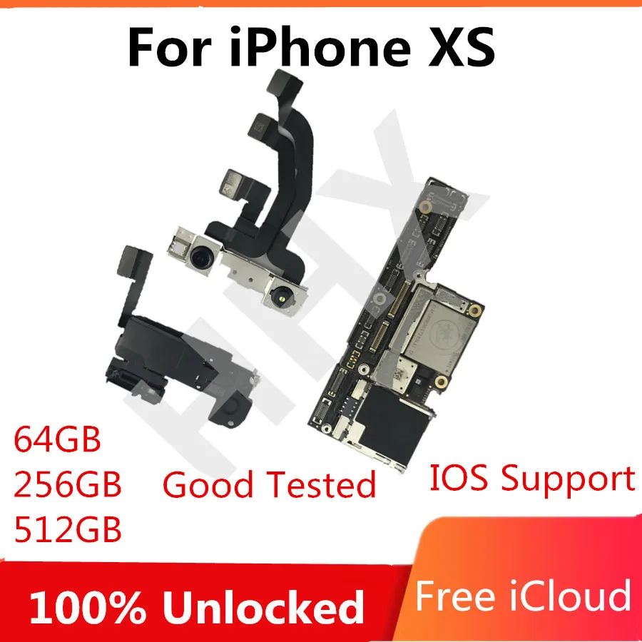 Оригинальная разблокированная материнская плата для iPhone XS логическая с/без Face ID