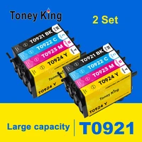 8pcs for epson t0921 cartridge 92n ink cartridges stylus cx4300 tx106 tx117 tx119 tx109 t26 c91 t27 printers cartridge
