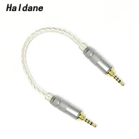 haldane hifi 2 5mm trrs balance to 2 5mm trrs balance 4pin 8croes silver plated audio cable male to male aux cord