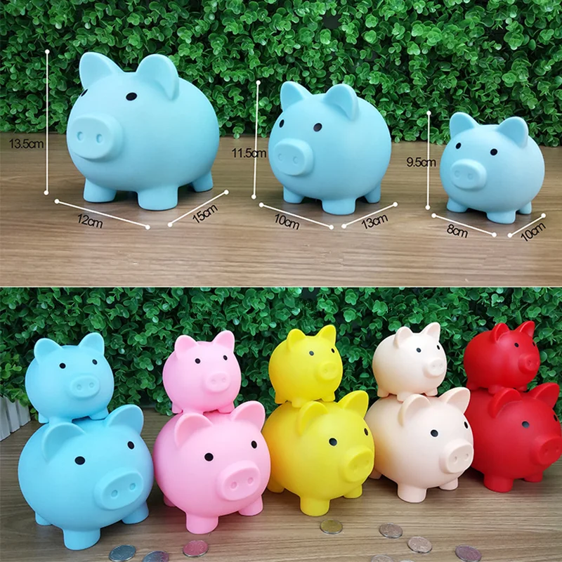 

1 Pcs Creative Home Decor Piggy Cash Box Cartoon Pig Money Bank Coins Storage Children Box Money Saving Boxes Kids Toys Gift