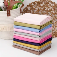 100 pure cotton fabric solid color handmade diy dress sewing materials home textiles mask making crafts supplies 45150cmpc