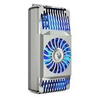 phone cooler radiator for iphoneandroid gaming semiconductor heatsink cell phone cooling fan silver