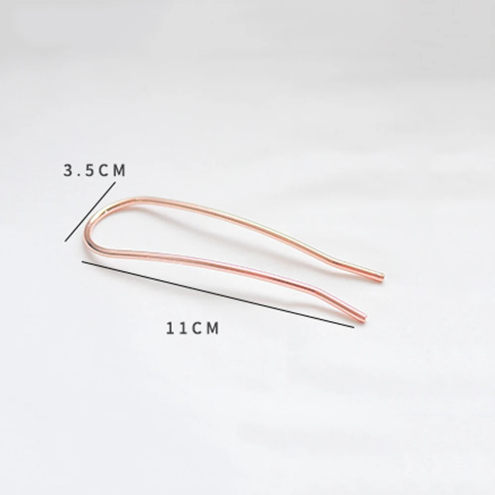 

Simple U Shape Hair Clips Bobby Pins for Women Girls Bride Hair Styling Accessories Black Gold Brown Hairpins Metal Barrettes