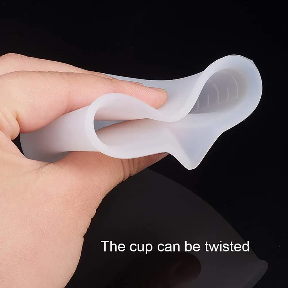 

Silicone Measuring Cups Silicone Cups Non Stick Mixing Glue For Handmade DIY Craft Cups Tools Cup Q7B3