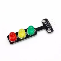 5pcs mini dc 5v 5mm led display traffic light module for arduino traffic light for traffic light system model red yellow green