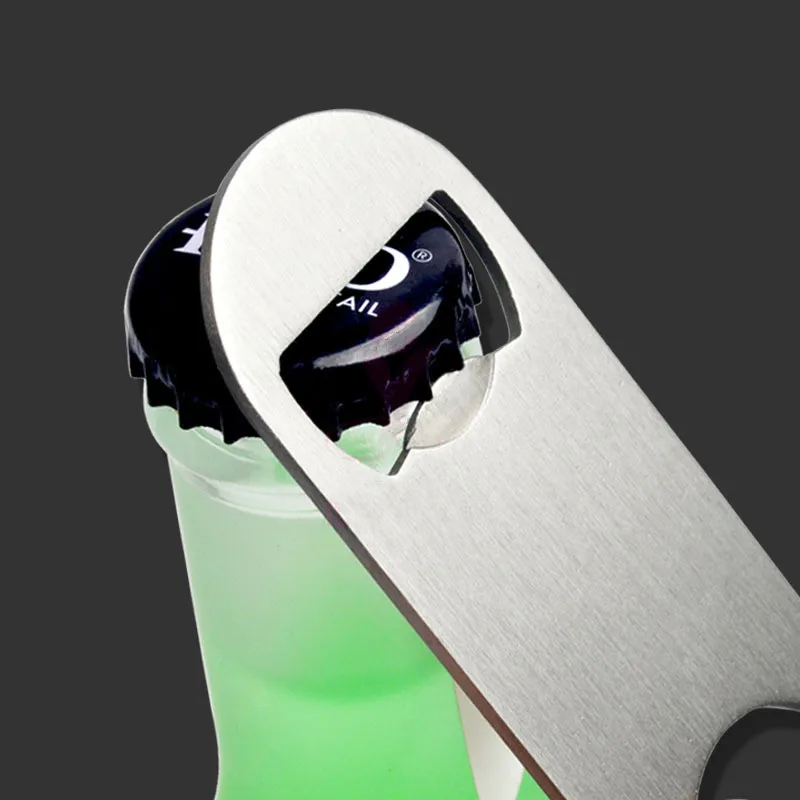 1 шт Мини Прочный пива открывалка для бутылок из нержавеющей стали с плоской