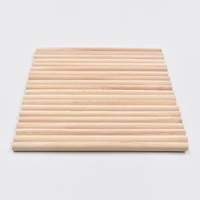 8160mm 10pcs pine round wooden rods counting sticks educational toys premium dowel building model woodworking diy crafts