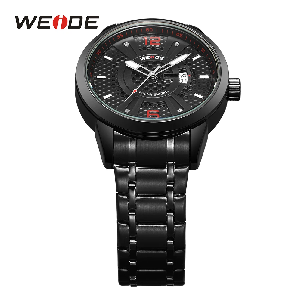 WEIDE кварцевые солнечные деловые повседневные Роскошные брендовые устойчивые