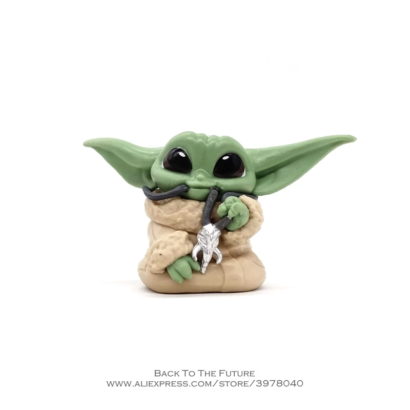Disney Star Wars 4-6cm Toy Master Baby Yoda Darth PVC Action Figure Anime Figures Collection mini model for children gift | Игрушки и
