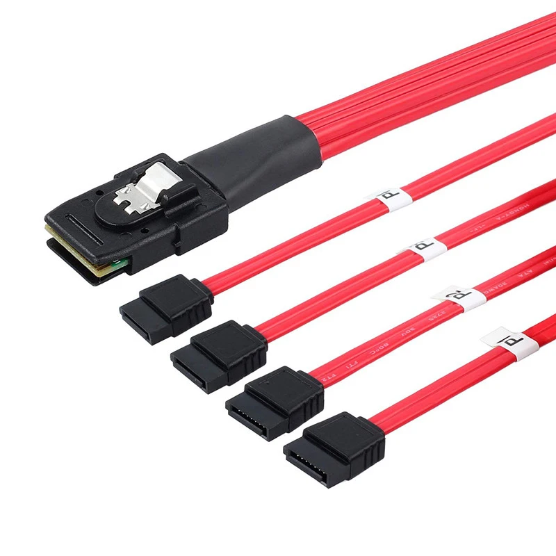 Мини-сервер SAS кабель SFF8087 до 4SATA 36P жесткий диск передачи данных VH99 | Компьютеры и