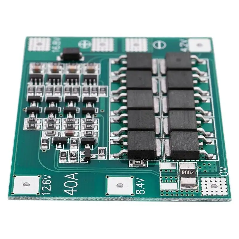 2 шт. 4S 16 8 в 18650 литиевая батарея зарядное устройство Защитная плата PCB BMS 40A