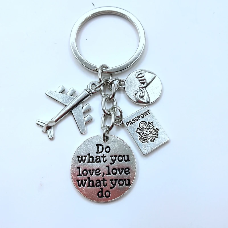 Брелки-авиаторы 1 шт. подвеска в виде самолета паспортный брелок Hoilday дорожные