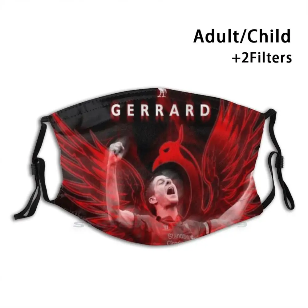 

Steven George Gerrard Art Adult Kids Washable Funny Face Mask With Filter Steven Universe George Gerrard