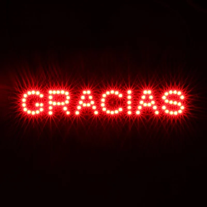 Автомобильный светодиодный светильник дополнительный тормозной GRACIAS спасибо