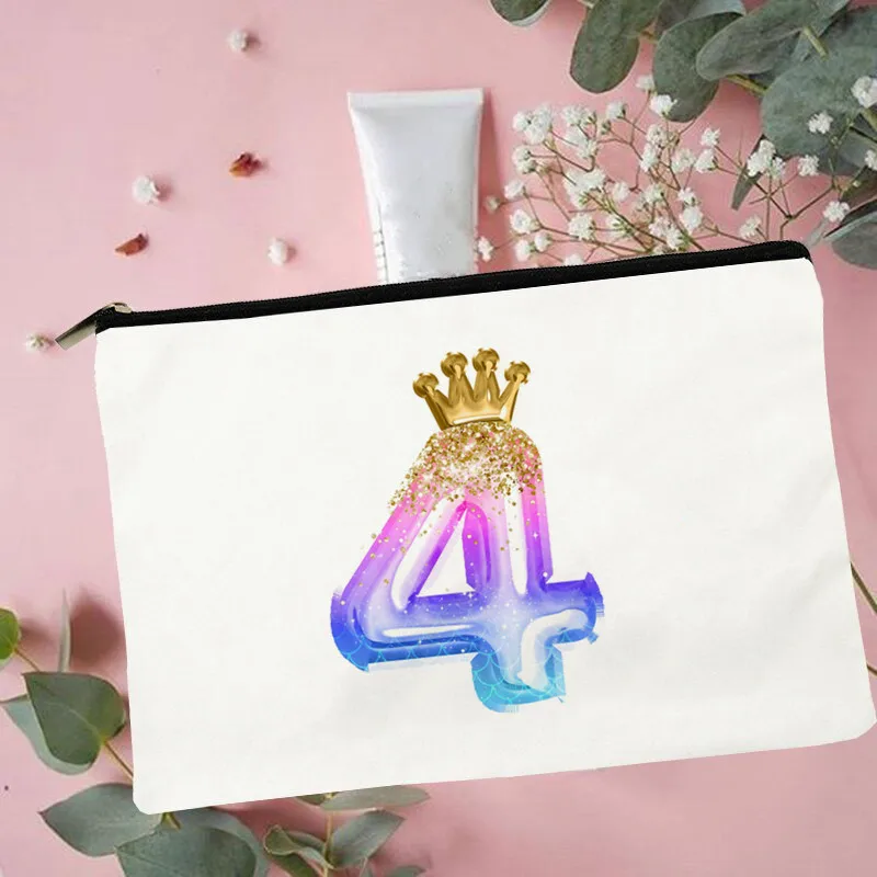 

Women Mermaid Letter 4 Printed Make up bag Fashion Women Cosmetics Organizer Bag for Travel Colorful Storage Bag for Lady Bag
