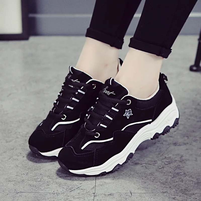 

Sneakers women's new shoes Korean version of Harajuku net celebrity casual old women's shoes