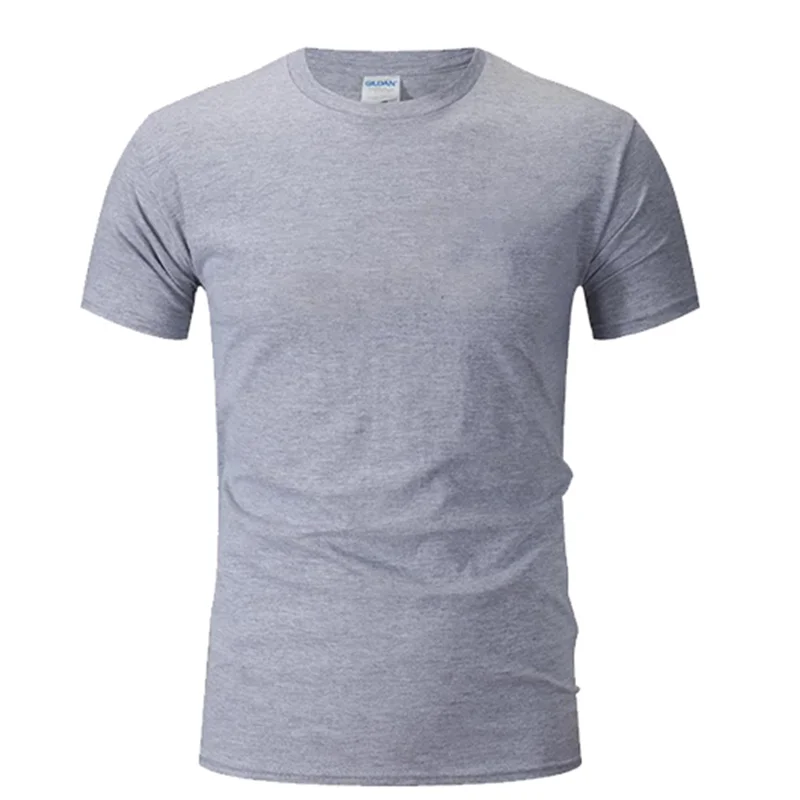 

Special offer cotton unisex T-shirt, solid color, black and white, summer short-sleeved top, casual T-shirt
