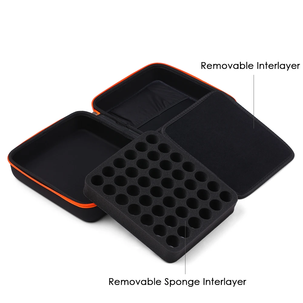 42/70 Bottles Essential Oil Case 10/15 ML Perfume Oil Essential Oil Box Travel Portable Carrying Holder Nail Polish Storage Bag