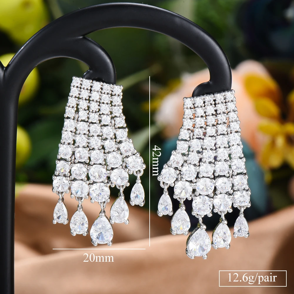 

GODKI 2021 Fashion Trendy Geometric Stud Earrings For Women Cubic Zirconia Crystal CZ Statement Stud Earring Brincos Bijoux