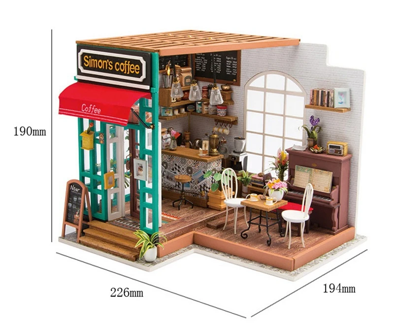 Кукольный дом мебель Diy Дом с мебели для детей и взрослых Miniaturas деревянный кукольный домик наборы кукольный домик