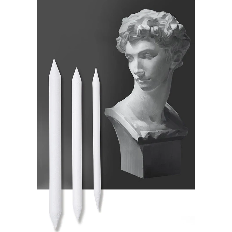 Палочка для растушевки с двойной головкой 3 шт. | Канцтовары офиса и дома