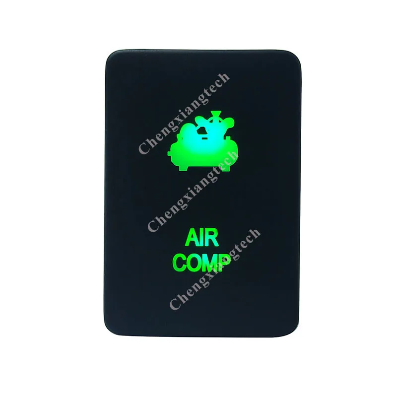 Зеленый светодиодный переключатель сделай сам 12 В 3 А кнопка включения и