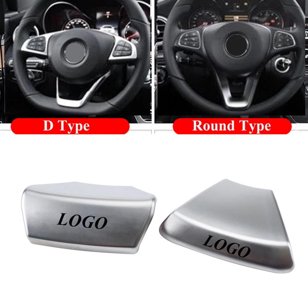 

Car Emblem Badge Steering Wheel Upgrade Logo Decoration Trim Sticker Decor for Mercedes AMG C E Class GLA GLC CLS Accessories