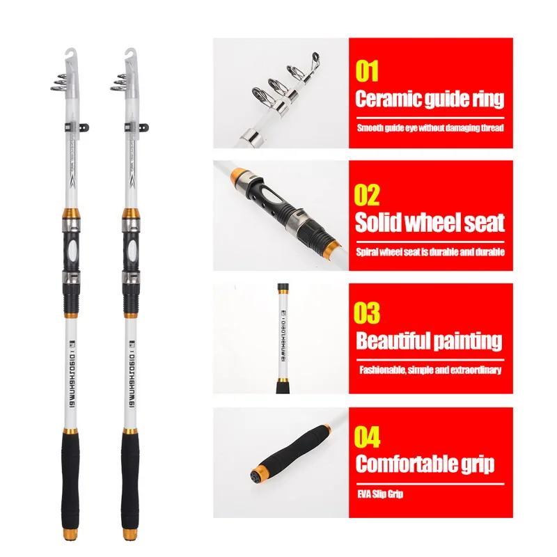 Удочка и Катушка 2 1 М-3 6 М Карп удочка подачи жесткий пластик армированный