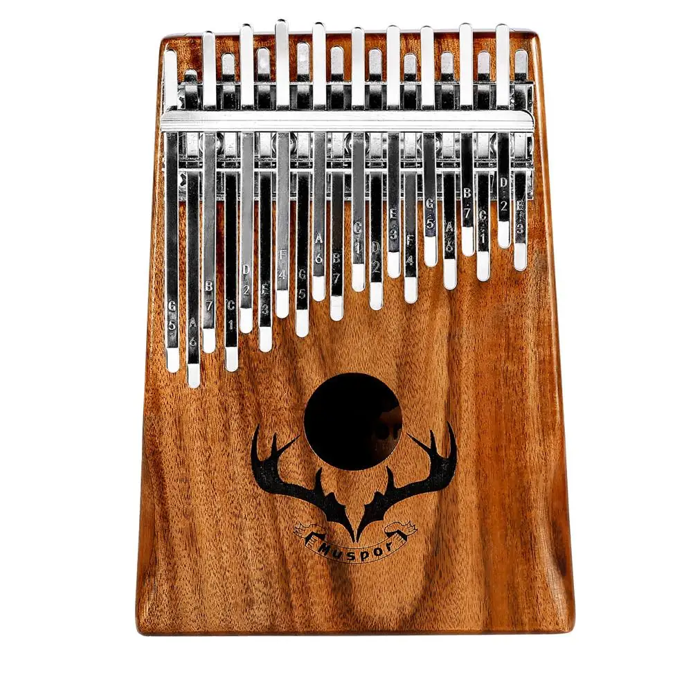 Muspor Kalimba 20 клавиш пианино для больших пальцев высококачественный деревянный