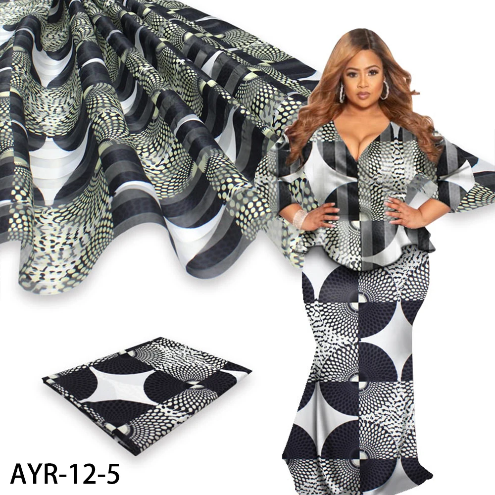 Новая африканская восковая дизайнерская лента из органзы 4 ярда + толстая