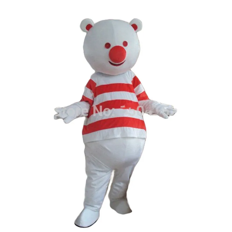 

Новинка Лидер продаж белый красный классический костюм медведя талисман костюм для вечеринки игровое платье наряды для рекламы карнавал Х...