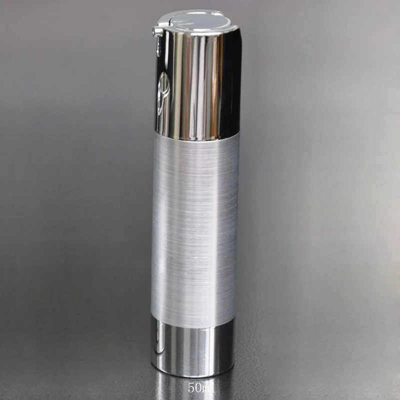 50 мл Серебряный безвоздушный насос бутылка для лосьона уход за кожей