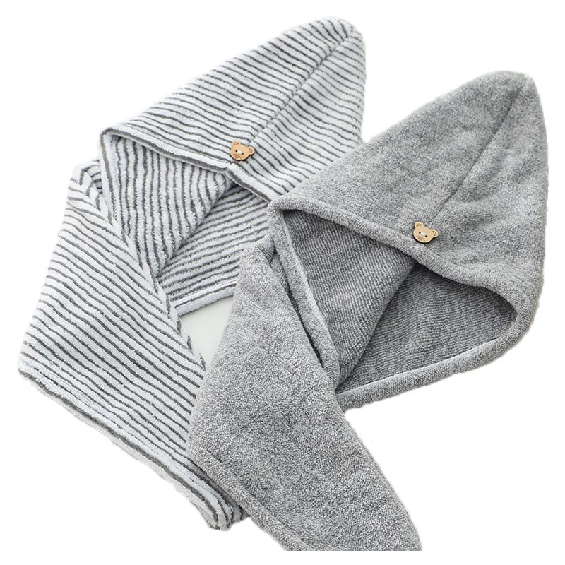 Новейшее полотенце для волос из бамбукового волокна микрофибры сушки